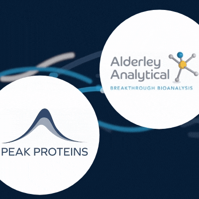 alderley analytical and peak proteins join therapeutaix